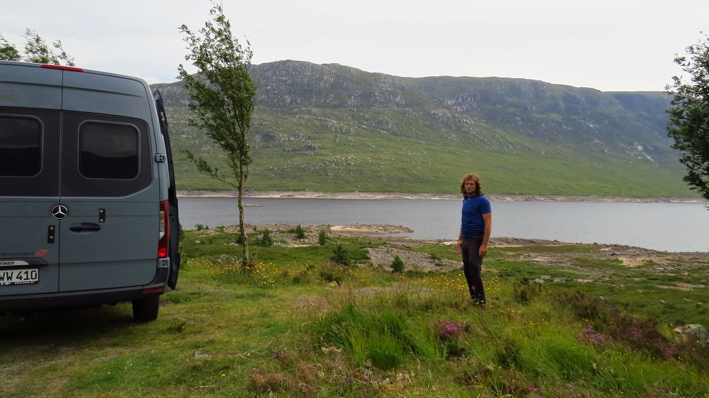 Übernachtung am Loch Cluanie