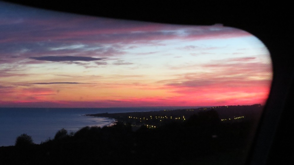 Sonnenaufgang bei Arromanches