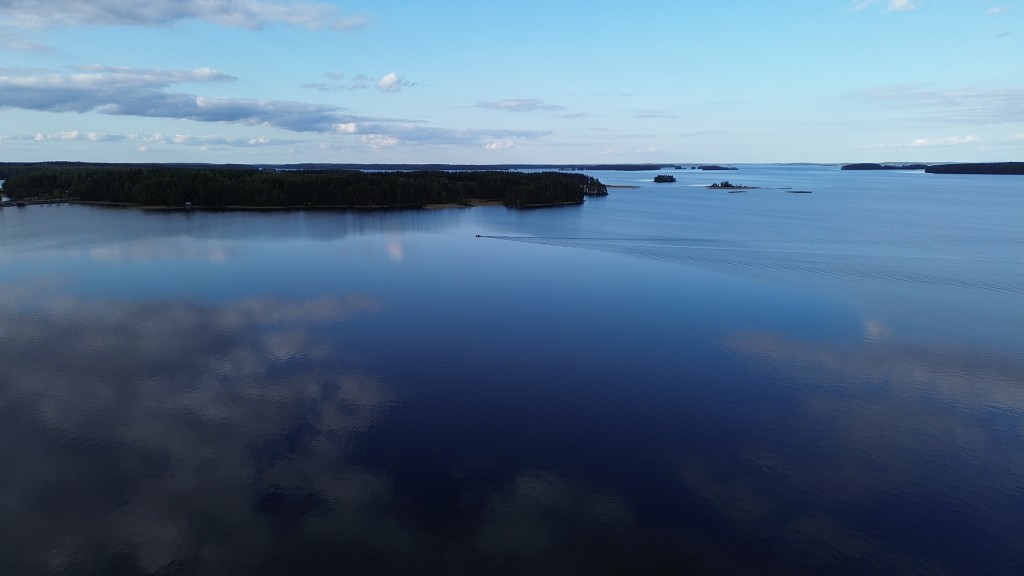 Fahrt durch die finnische Seenplatte