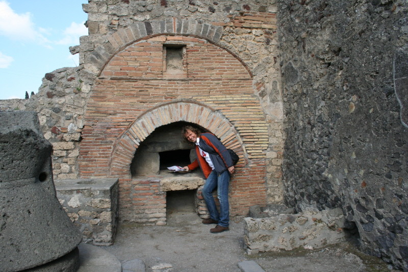 Pompei, Bäcker bei der Arbeit