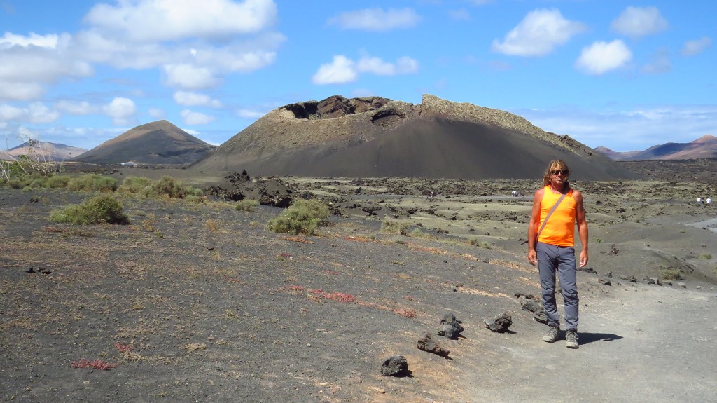 Wir wandern um und in den "Volcan El Cuervo"