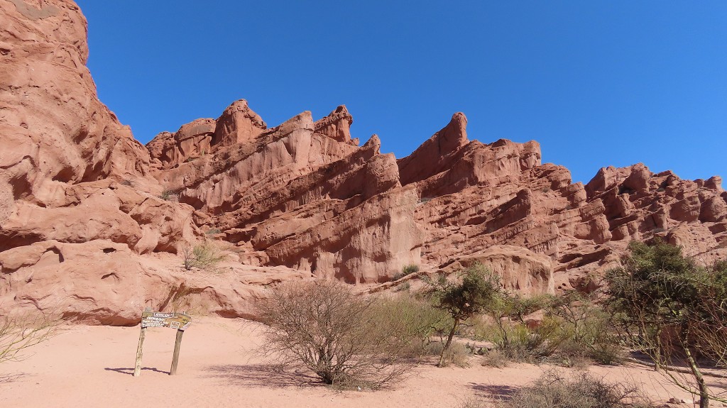 Durch die Quebrada de las Conchas