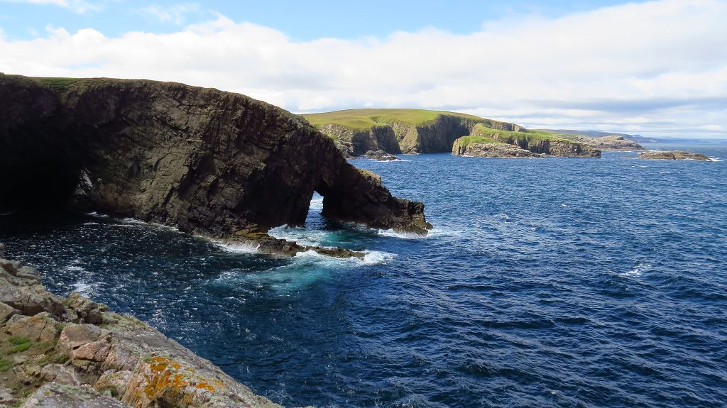 Steilküste am Strathy Point