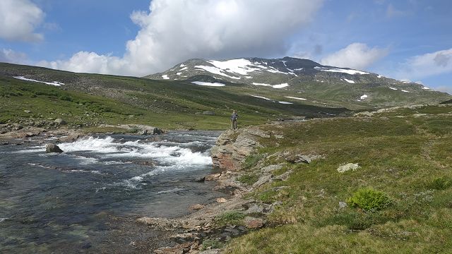 Wanderung bis zur norwegischen Grenze