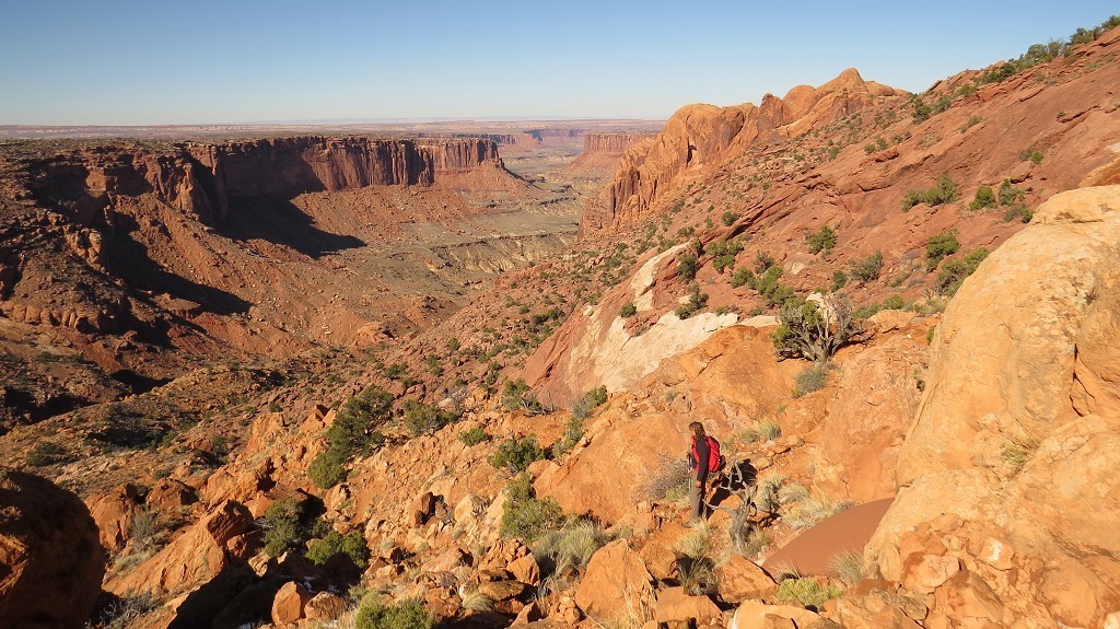 Wanderung auf dem Syncline Trail