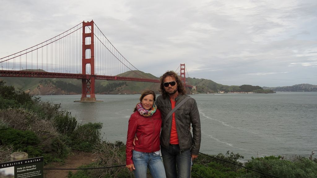 Und da ist sie...Die Golden Gate Bridge