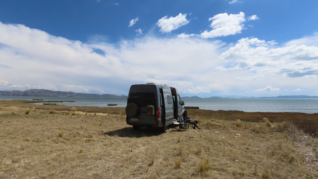 Wir übernachten am Lago Titicaca