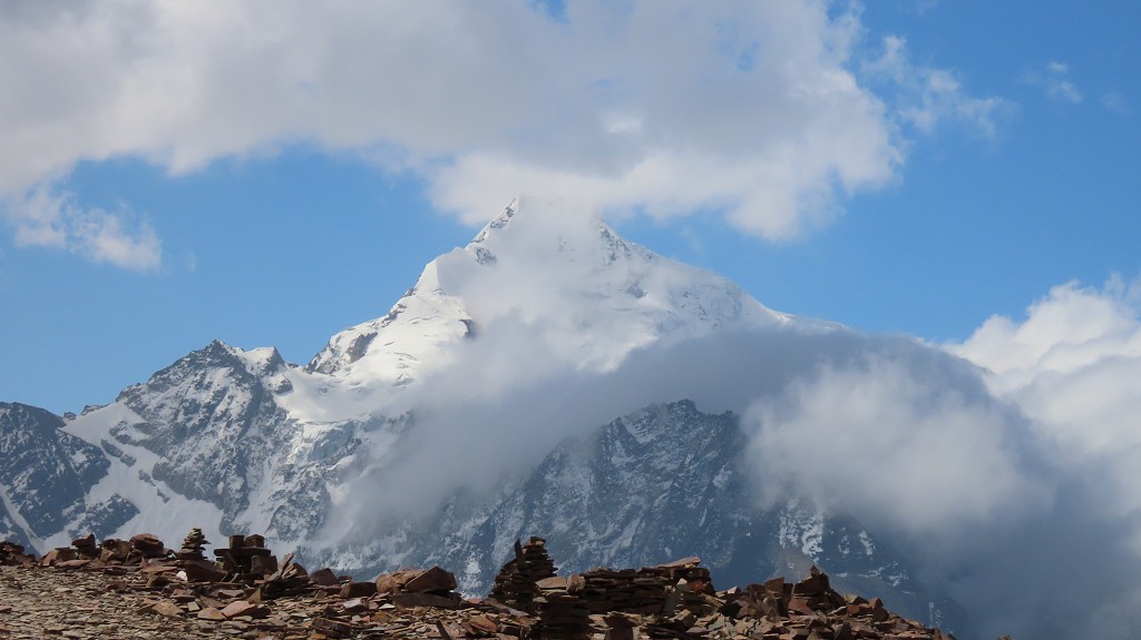 Blick auf den Huayna Potosi 6.088 müM