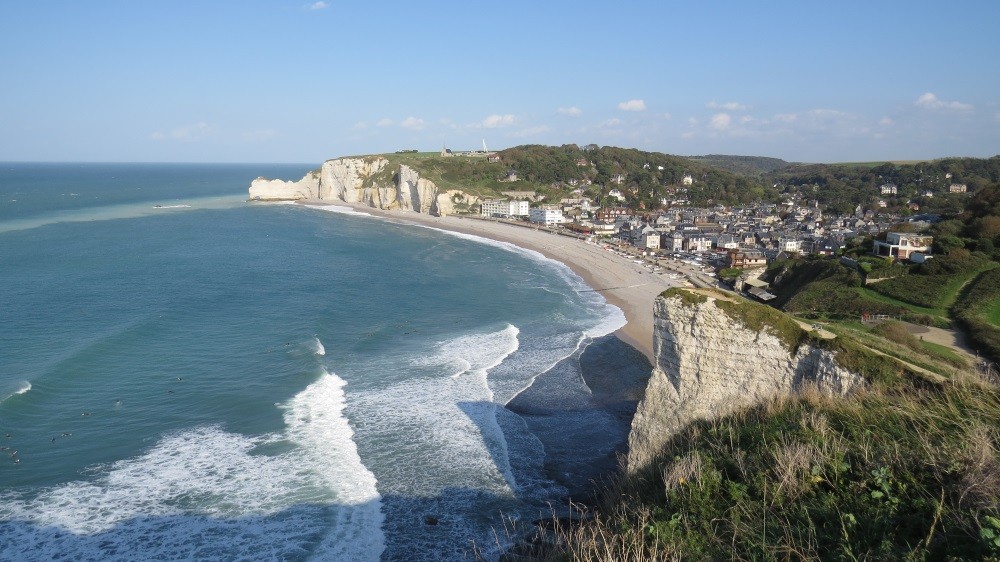 Blick auf Etretat