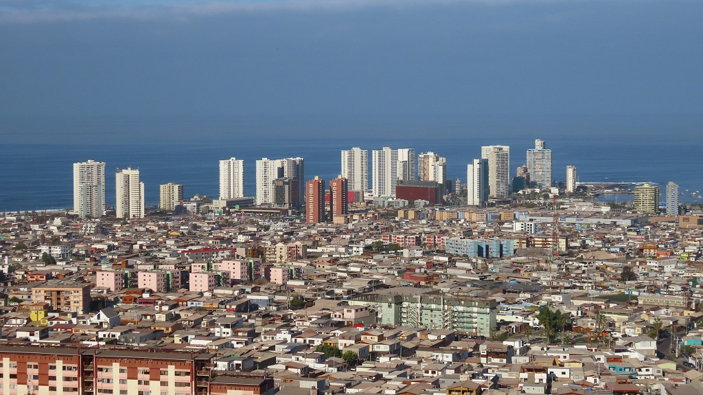 Blick auf Iquique...