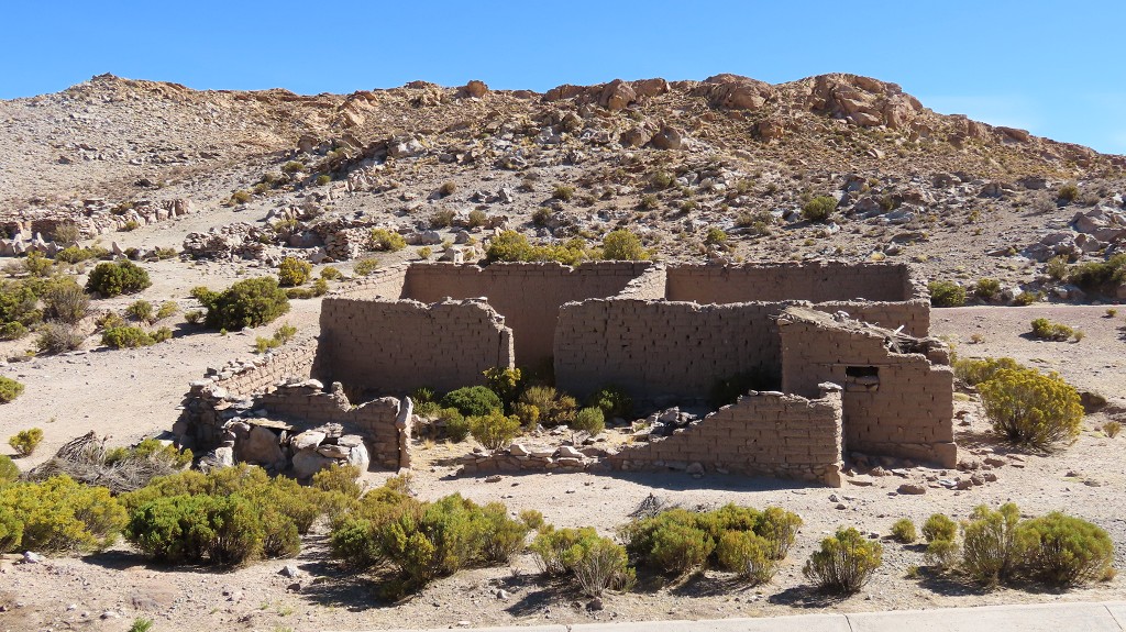 Verlassene Adobe-Häuser