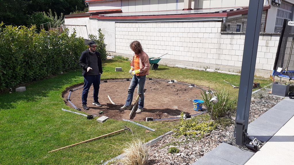 Wir bauen einen Pool.....