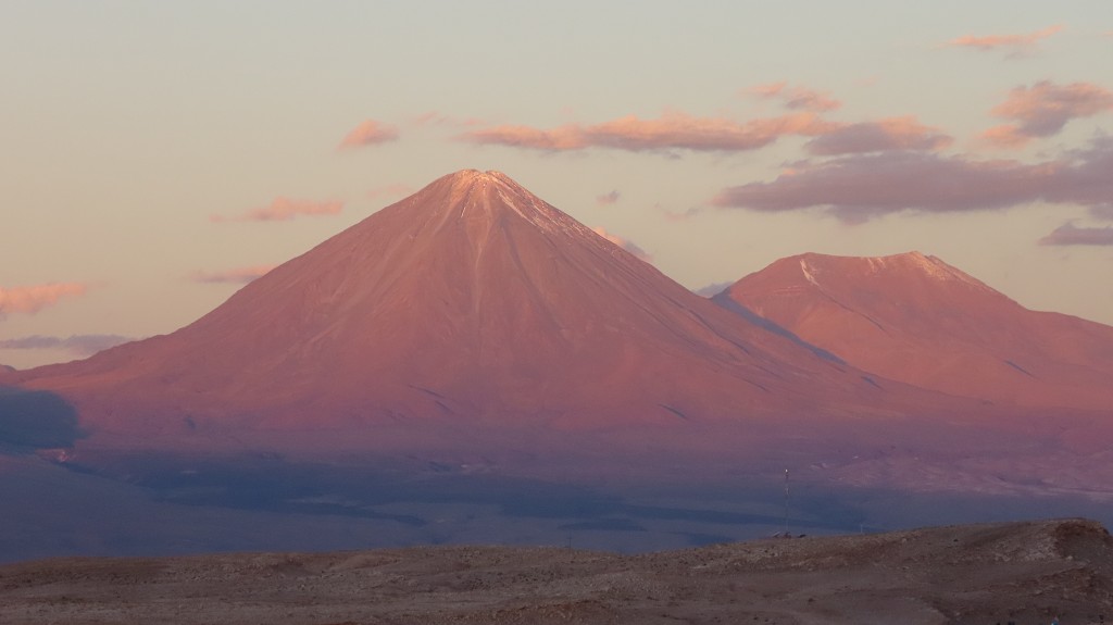 Licancabur im Abendlicht