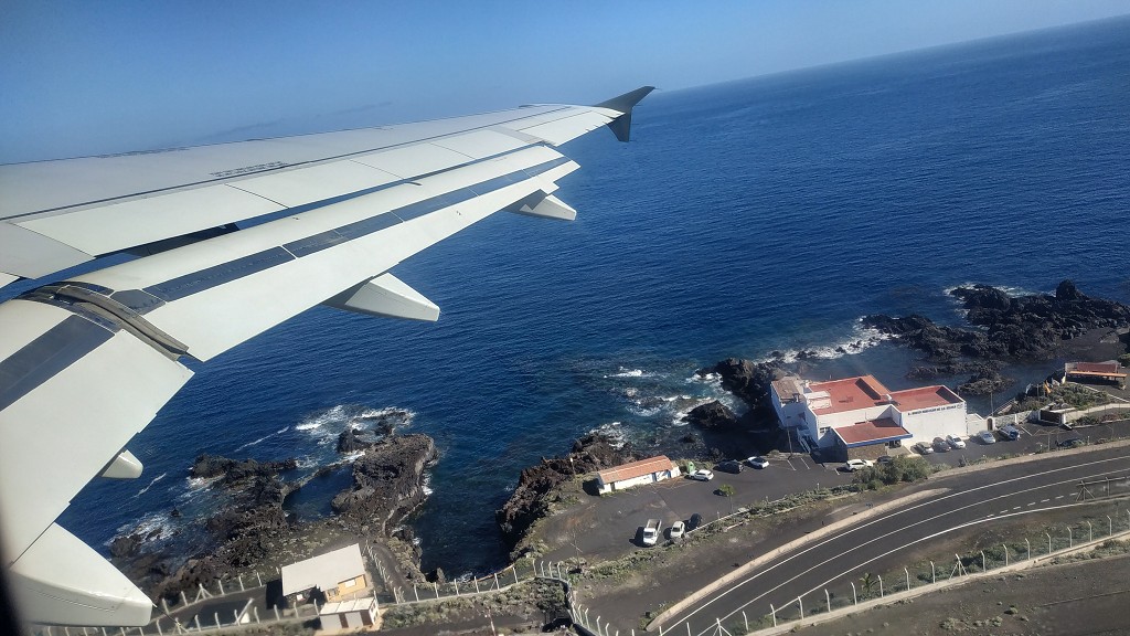 Unser Flug von La Palma nach Frankfurt