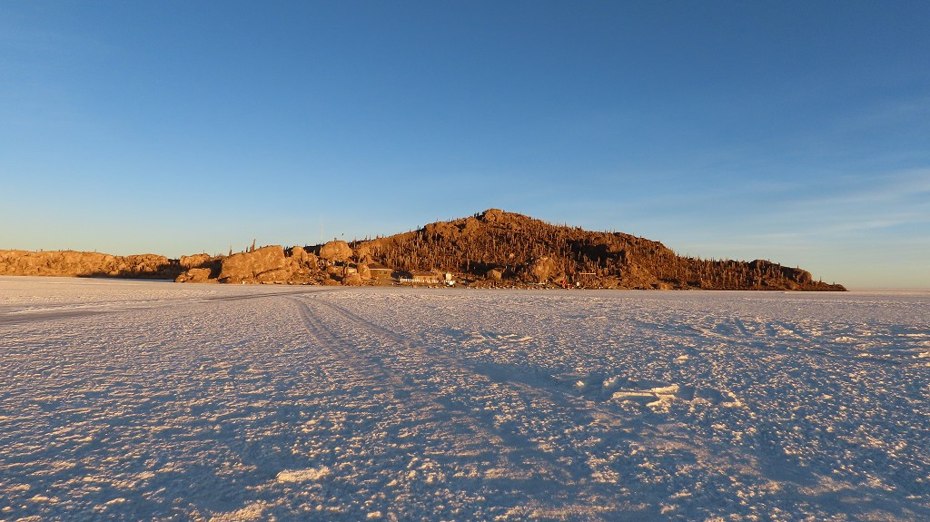 Sonnenuntergang in der Salar