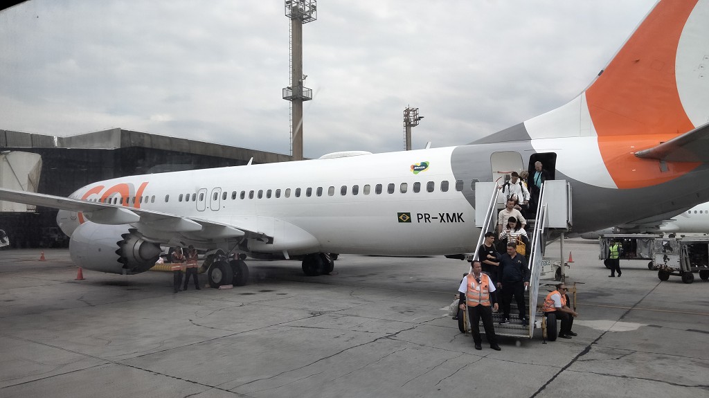 Mit GOL von Montevideo nach Sao Paulo