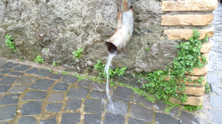 Regen in Castel Gandolfo