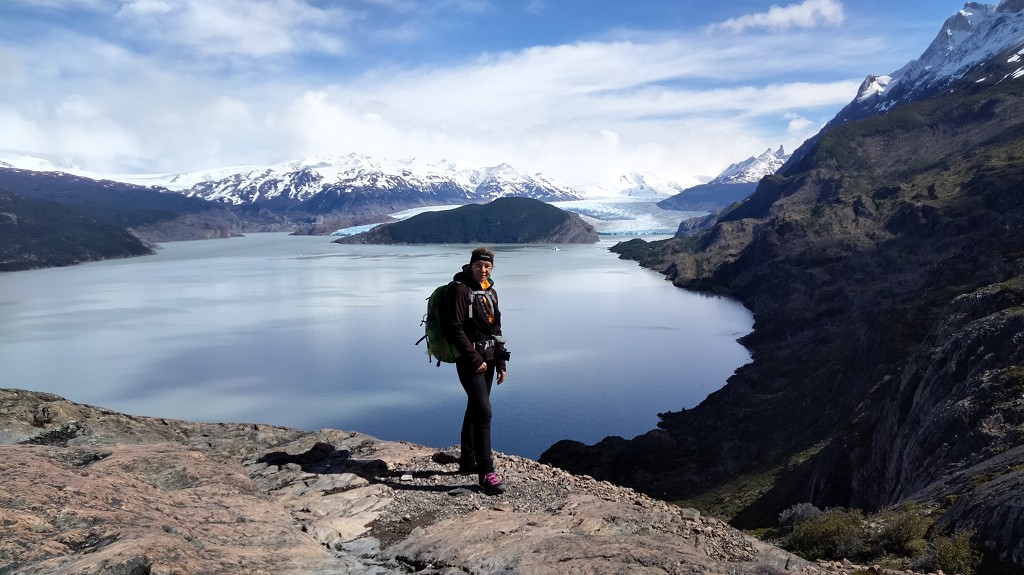 ...zum Mirador Lago Grey...