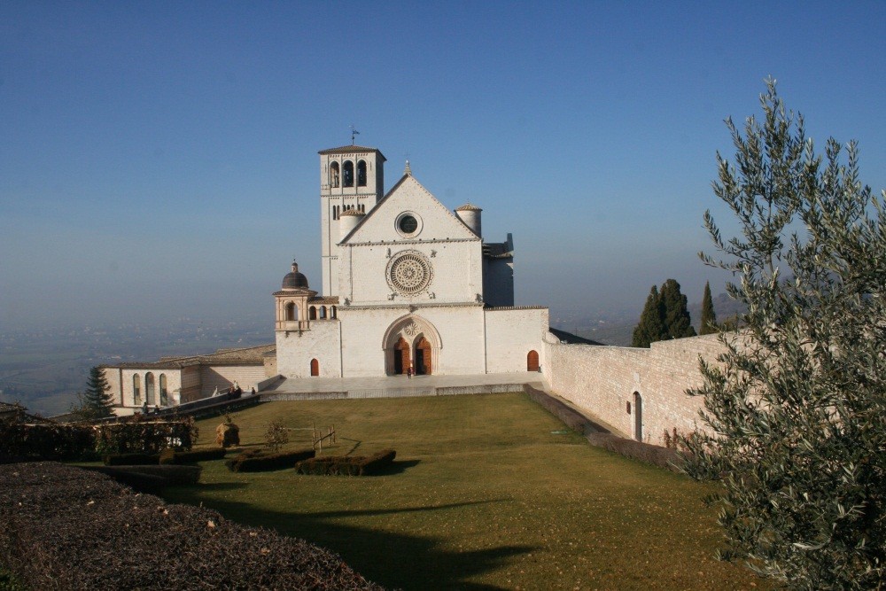 Am nächsten Tag an der Basilica di S. Francesco