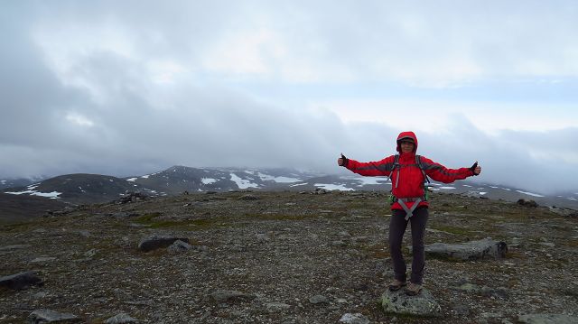 Njulla erreicht, 3°C bei eisigem Wind