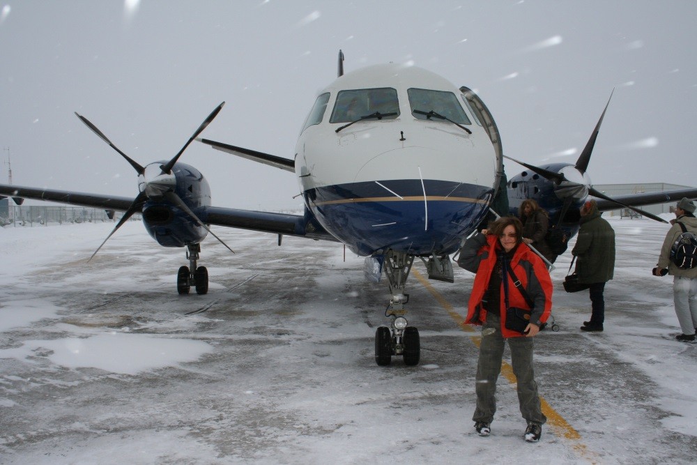 Wir fliegen zurück nach Winnipeg