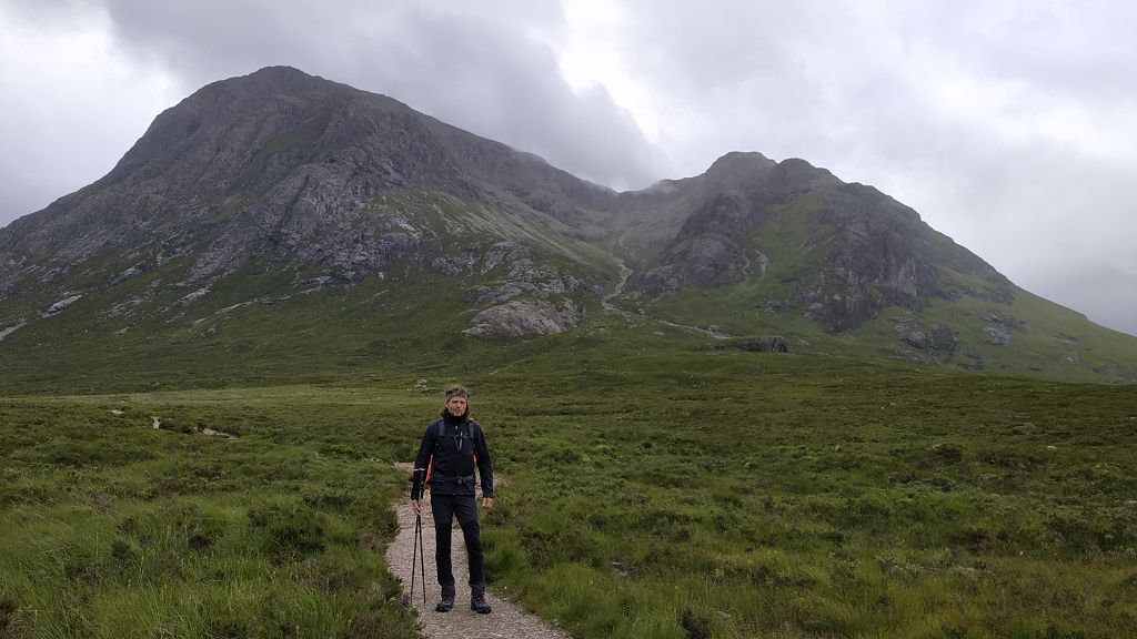 Wir wandern am Stob Dearg