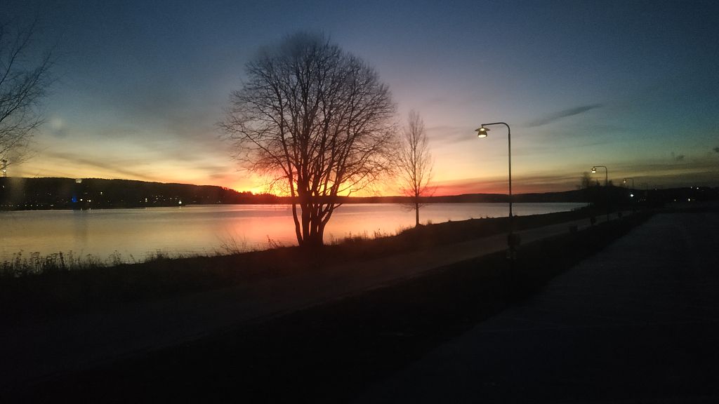 Sonnenaufgang in Örnsköldsvik