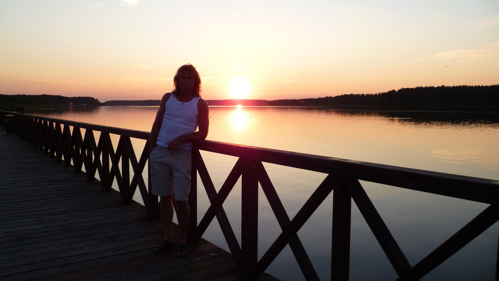 Letzter Sonnenuntergang in Polen