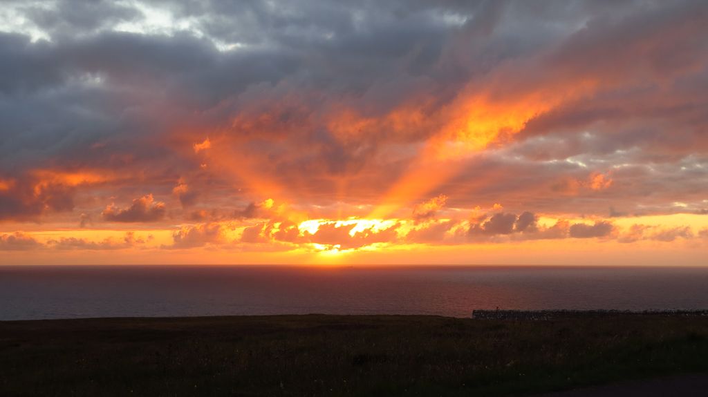 Sonnenuntergang am Dunnet Head