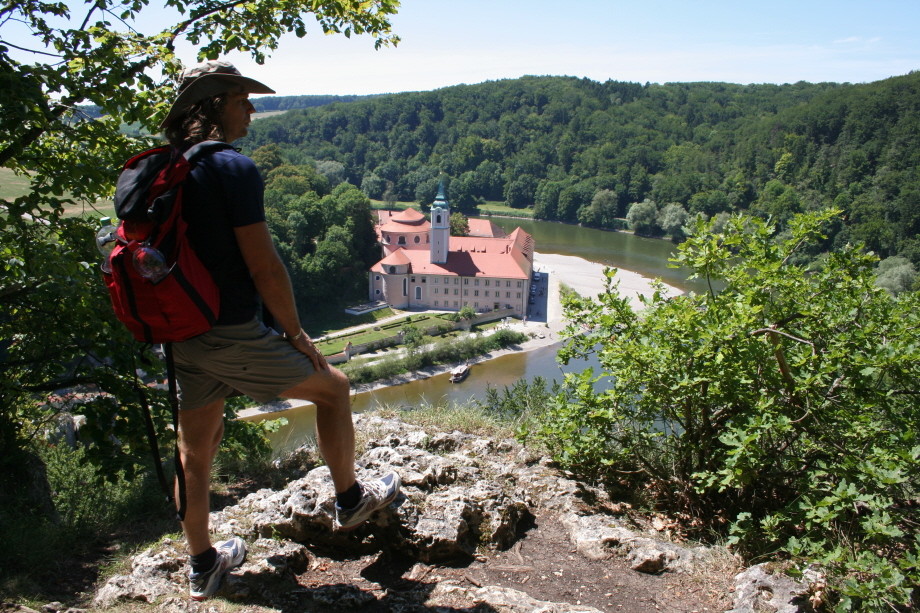 Blick auf Kloster Weltenburg