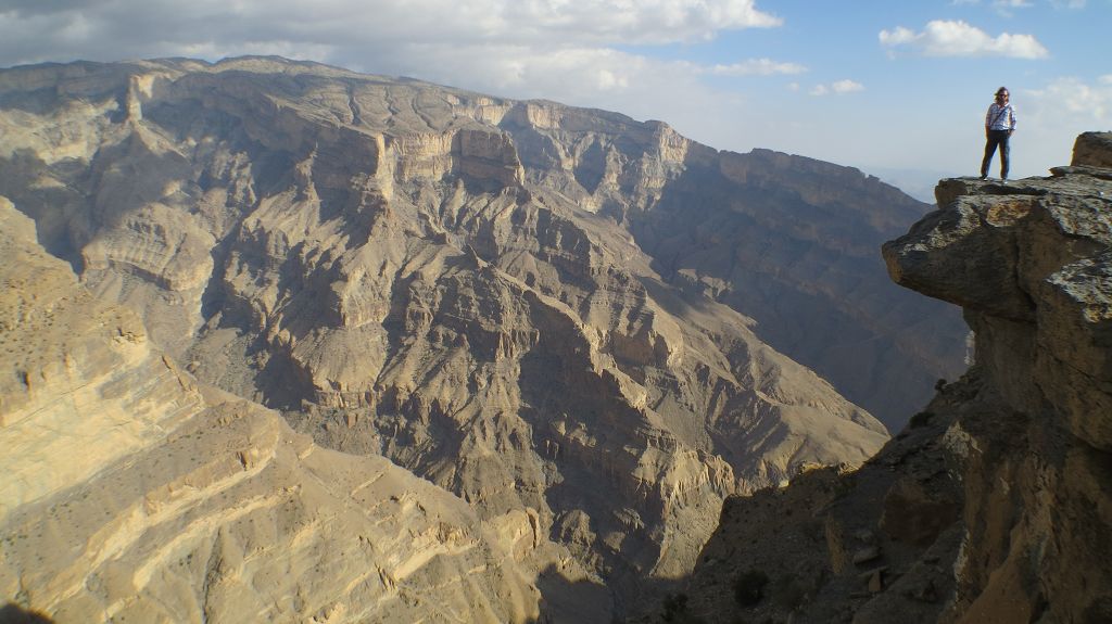 ...Grand Canyon des Oman am Jebel Shams