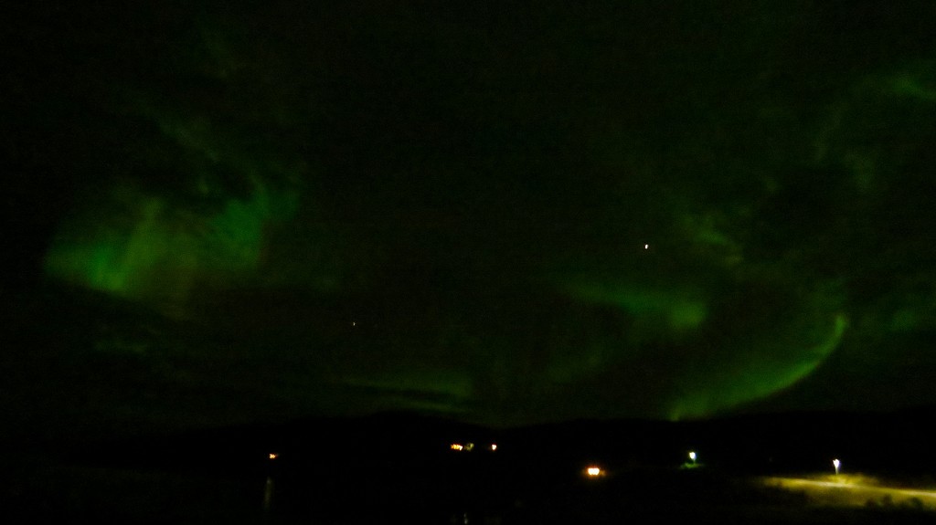 Erstes Nordlicht in Nord-Norwegen :-)