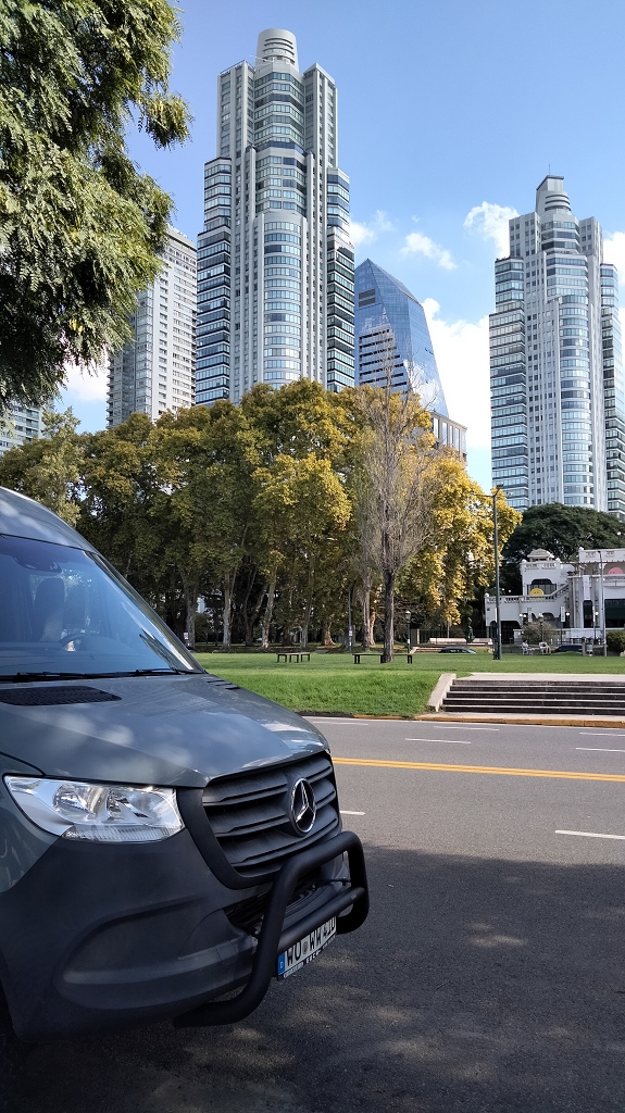 Übernachtungsplatz in Buenos Aires