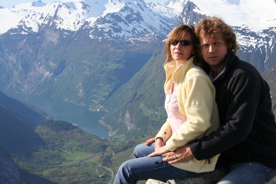 Blick auf den Geiranger