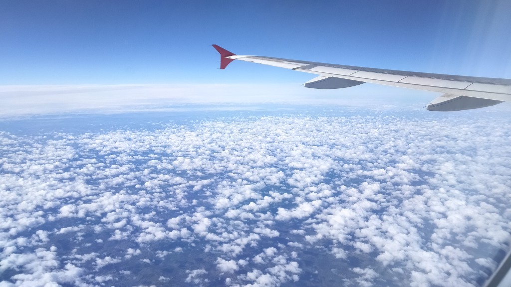 Flug nach Montevideo, Uruguay