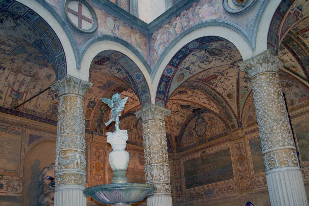 Innenhof des Palazzo Vecchio
