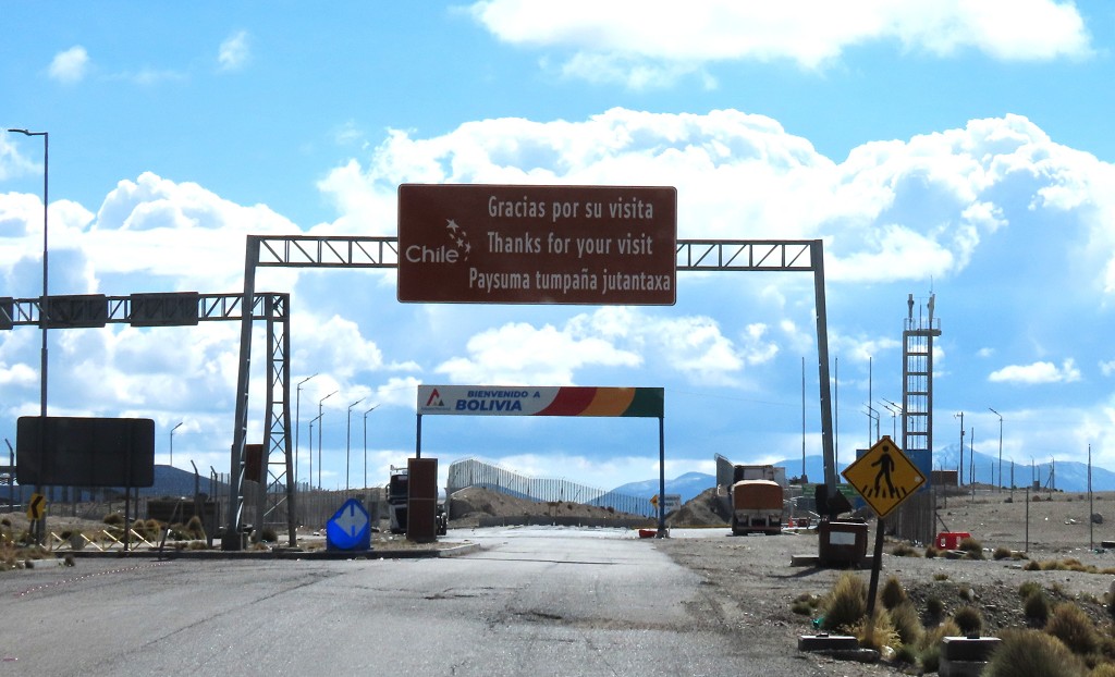 Grenze von Chile nach Bolivien