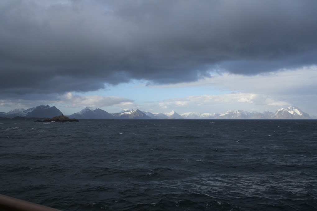 Blick zu den Lofoten