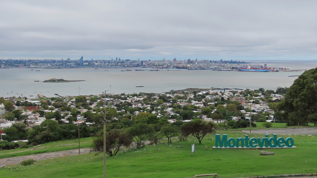 Blick auf Montevideo