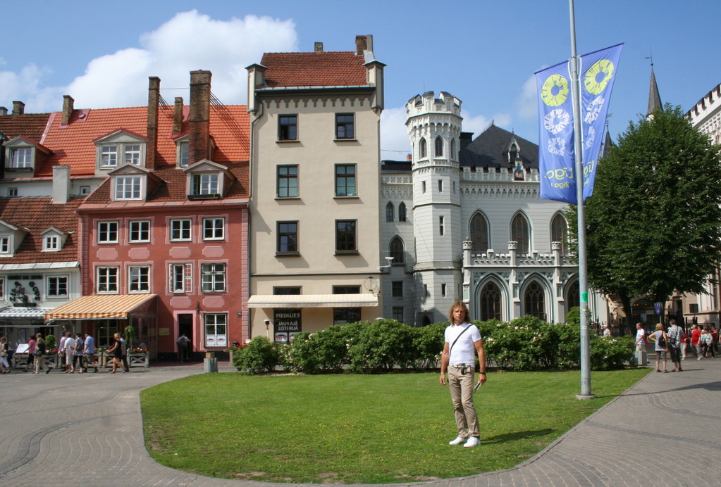 Riga, die Hauptstadt Lettlands.