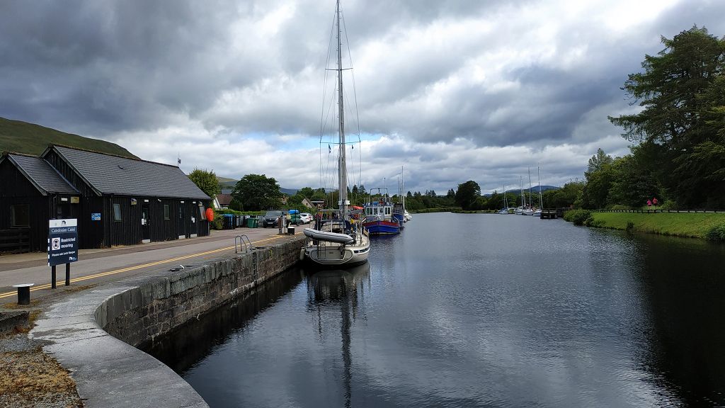 Wir besichtigen die Schleusenanlage "Neptuns Staircase" bei Fort William