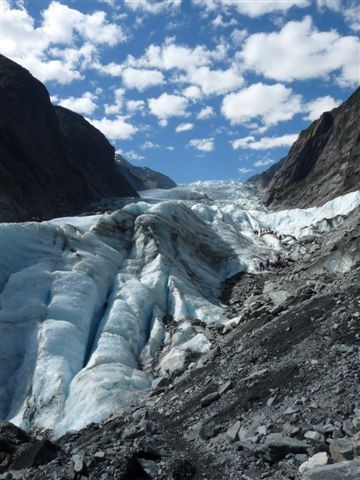 Der Franz Josef Gletscher ... gewaltig!