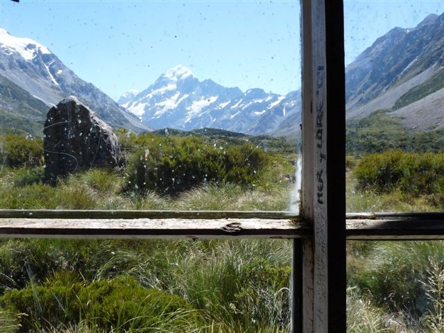 Rast in der Hütte ... toller Ausblick