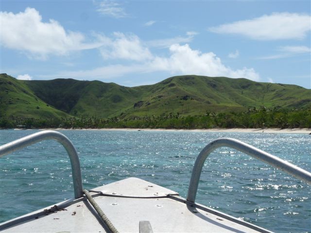 Blick auf Oarsmann´s Bay Lodge, meine letzte Herberge auf Nacula