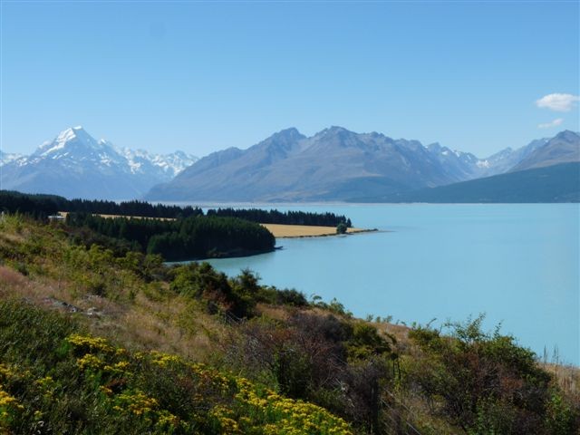 Fahrt von Twizel nach Mt. Cook