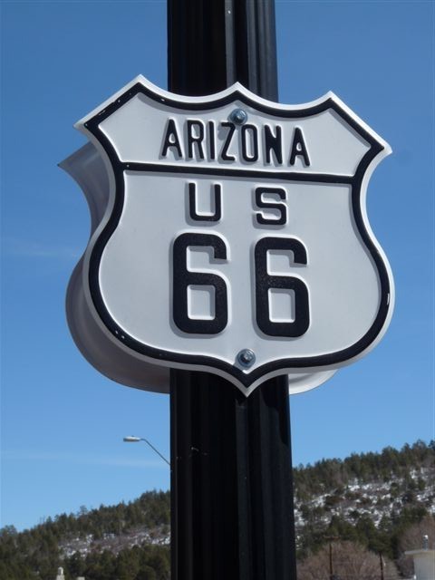 Fahrt auf Amerikas bekanntester Strasse ... der Route 66