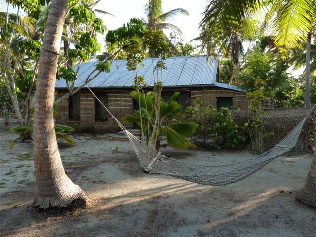 Die Dorm-Hütte, auf fidschianisch ... Bure