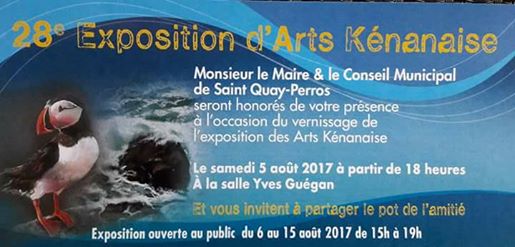 Salon des Arts Kénanaise St Quay-Perros août 2017