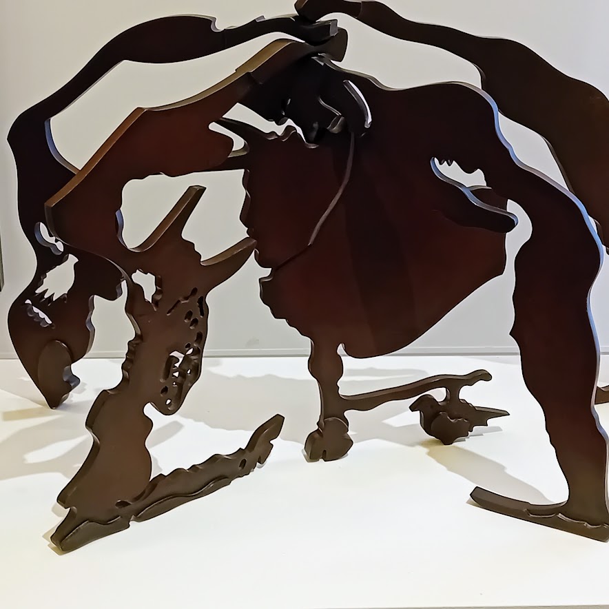 Jorge Castillo: Stier, 1986, Bronze