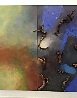 Josep Guinovart: Weinstöcke und Nacht, 2007